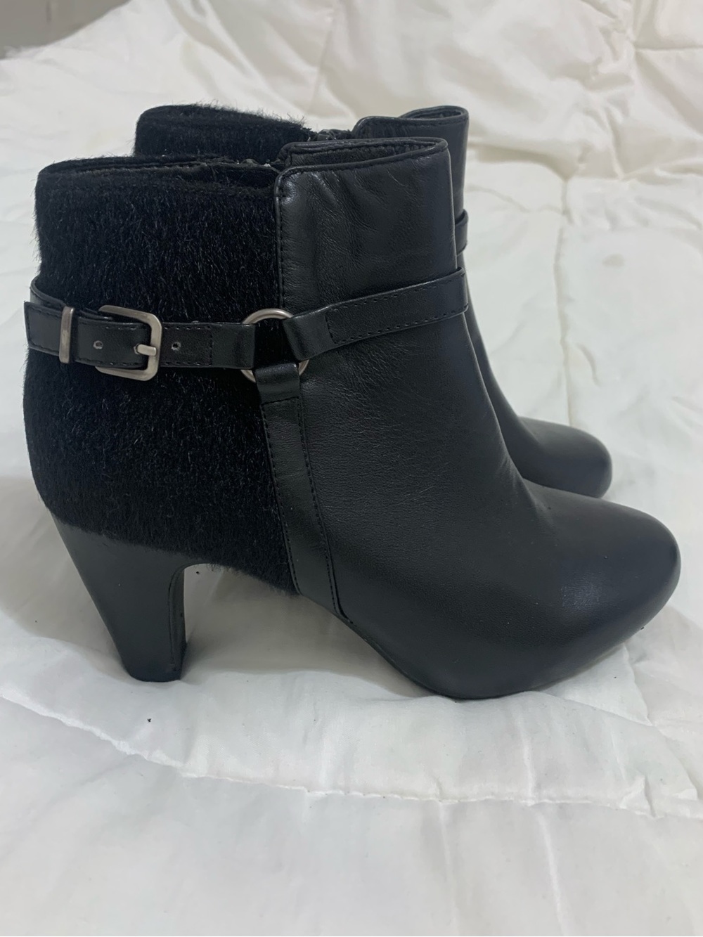 Women’s Black Calfskin Ankle Boots